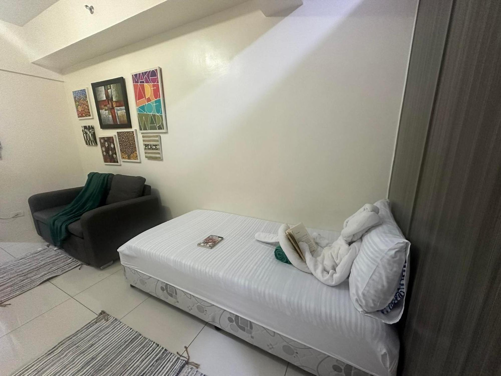 Apartamento estudio de 16 m² en Distrito Malate, con 1 baño privado. Manila Exterior foto